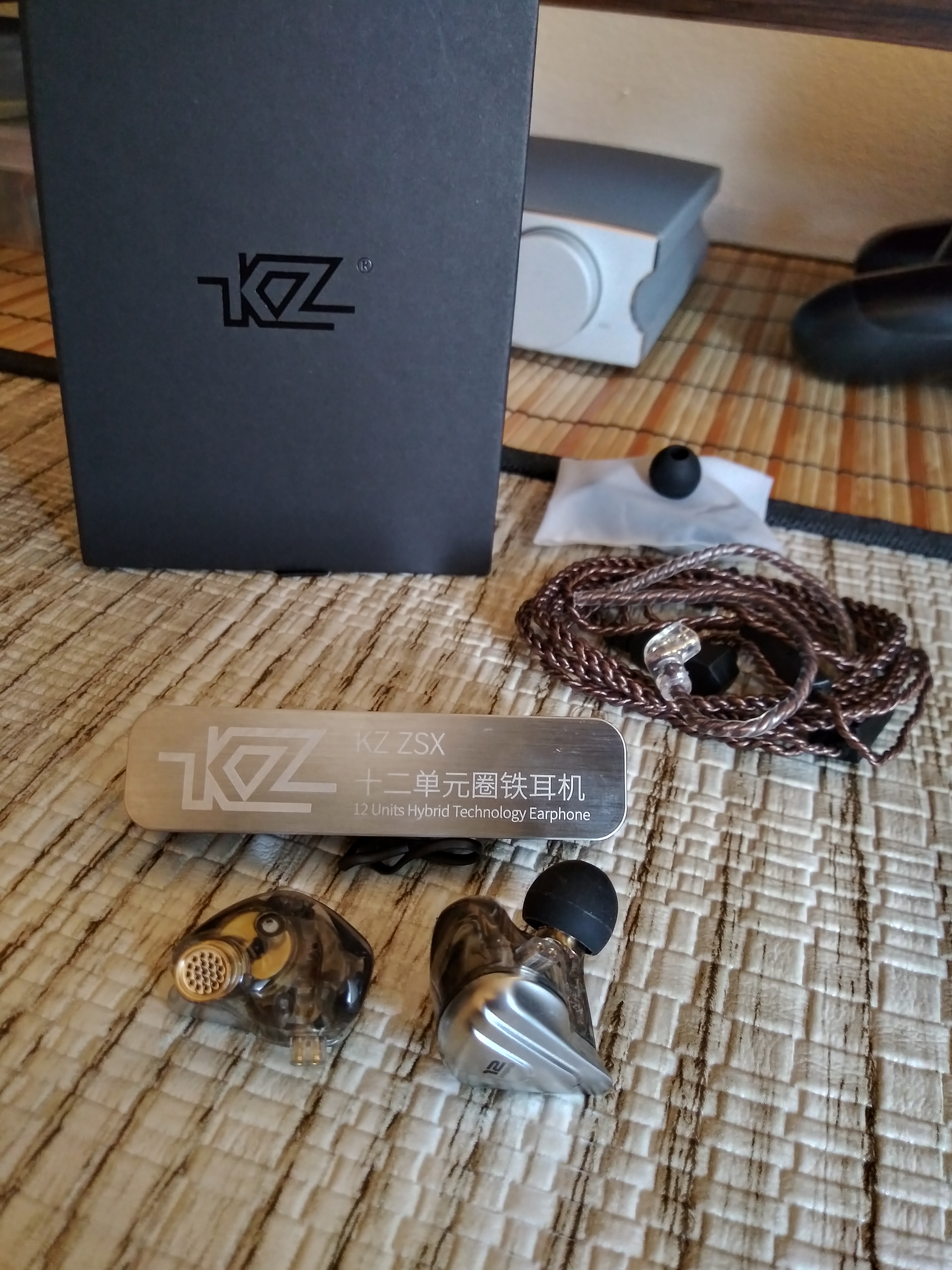 Kz Zsx Terminator Headphones And Coffee